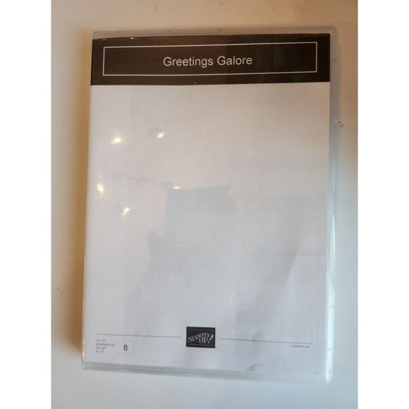INVENTORY REDUCTION SALE. Stampin Up Greetings Galore Stamp Set  B4 - Picture 1 of 2